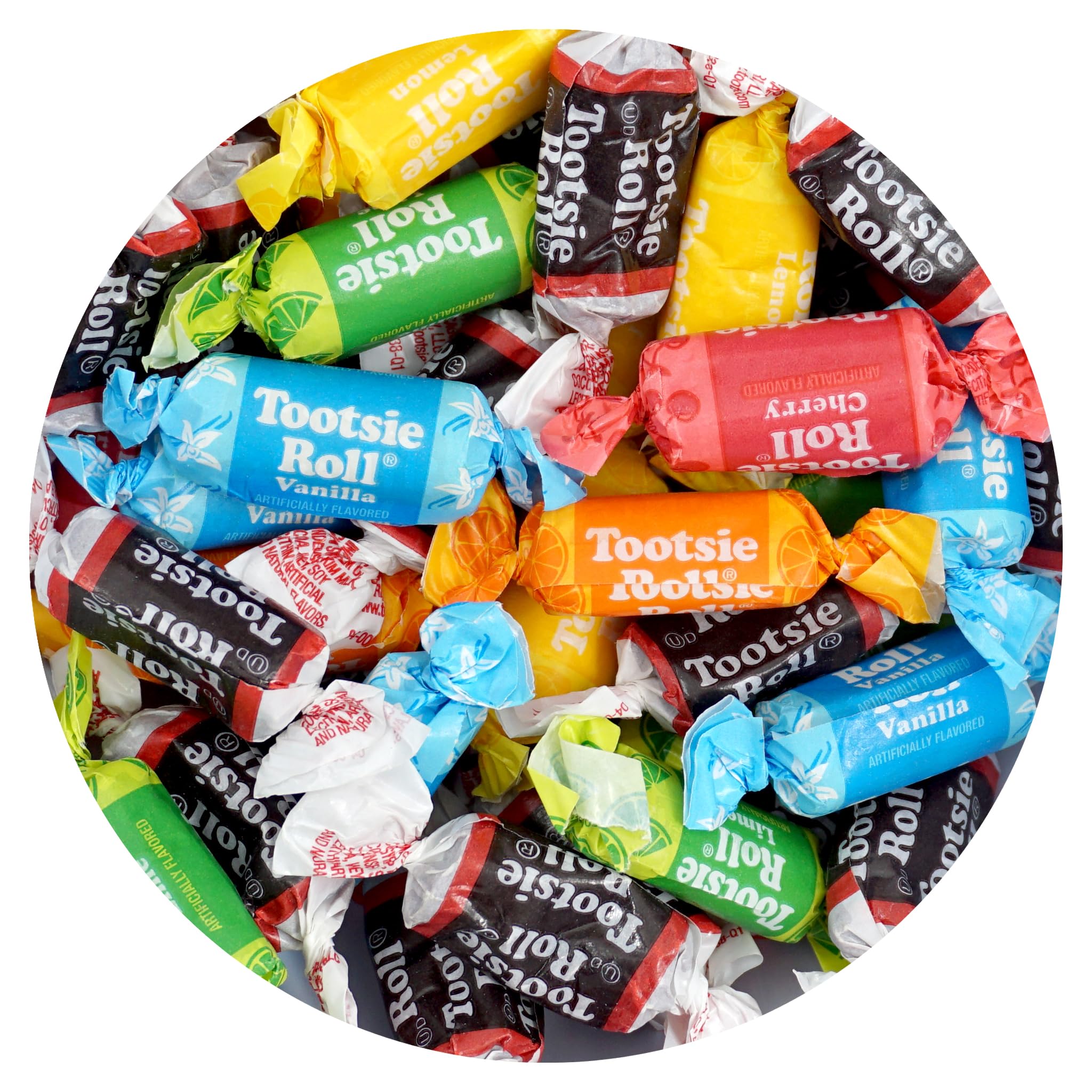 TootsieMidgees & Large Mix, 2lb Bulk Bag, Mini & Large Chocolate Bars, Individually Wrapped Bulk Candy, The Hampton Popcorn & Candy Company