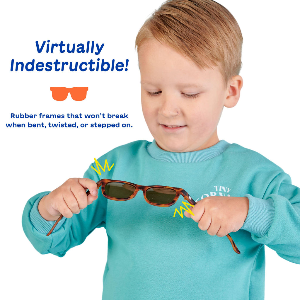 Babiators Original Navigator Baby & Toddler Sunglasses | 100% UV Protection, Shatter-Resistant, Flexible Rubber Frames