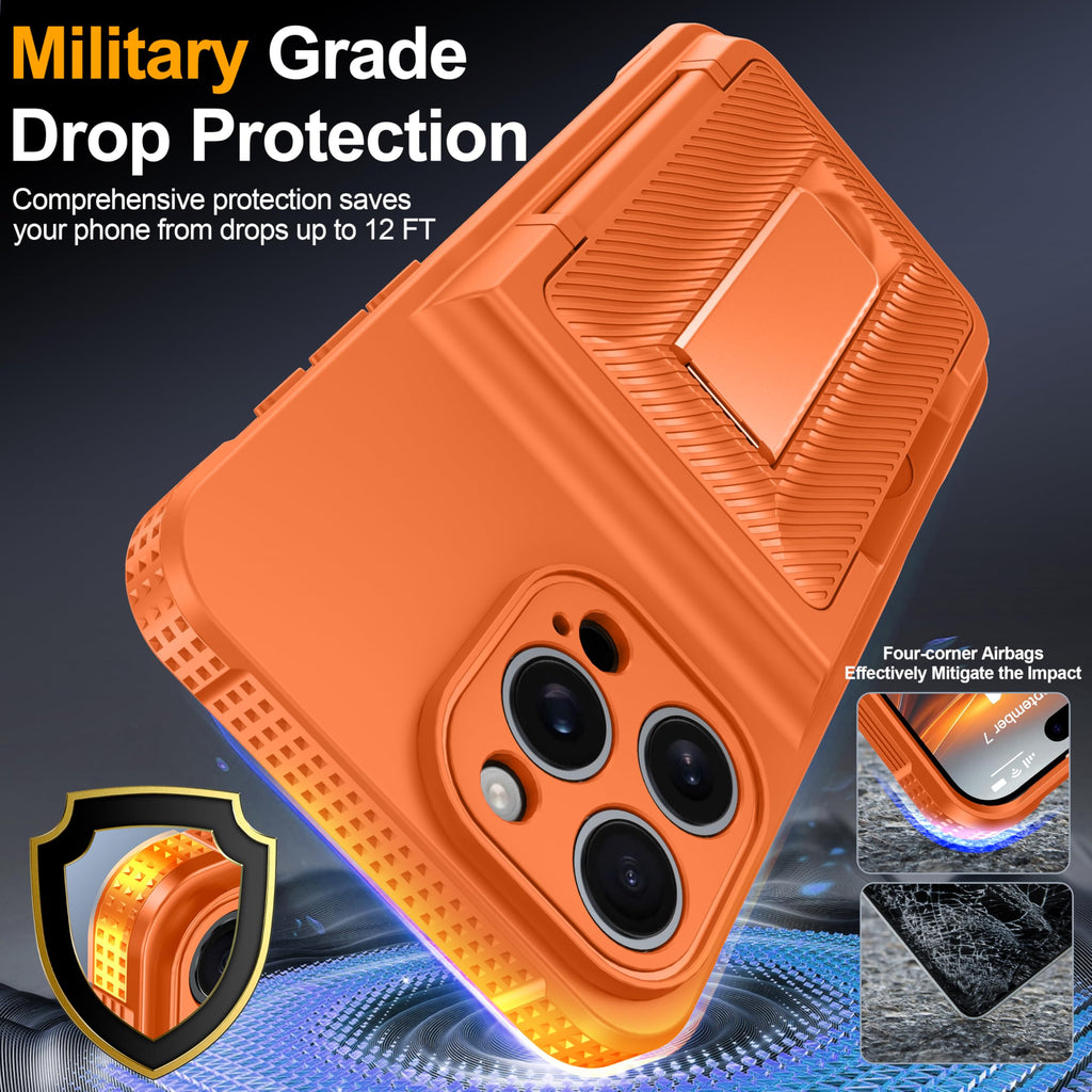 Oneagle Wallet for iPhone 16 Pro Max Case with Card Holder (4-5 Cards) [RFID Blocking] [Privacy Screen Protector] Full Camera Protection & Kickstand, 15FT Shockproof Phone Case for iPhone 16 Pro Max