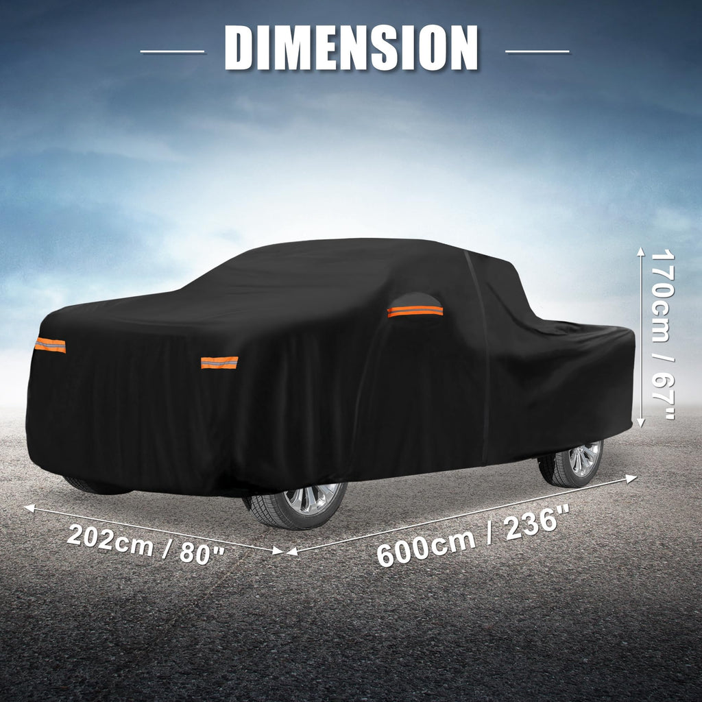 X AUTOHAUX Car Cover for Mini Cooper 2DR 2002-2021 210D-PU Outdoor Full Car Cover All Weather with Door Zipper