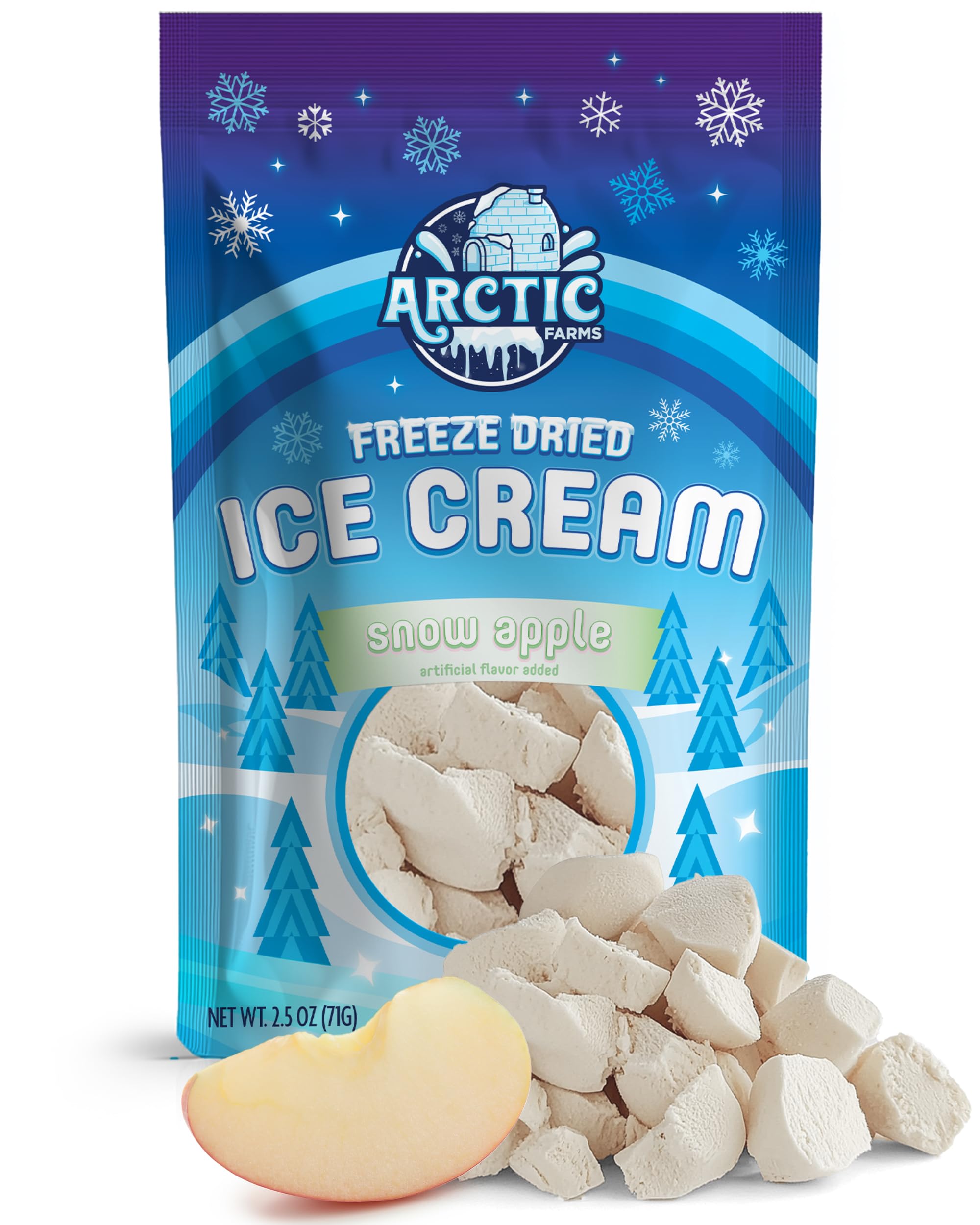 Arctic Farms Freeze Dried Ice Cream Bits Bagged and Boxed - Does Not Melt (1lb, S'mores)