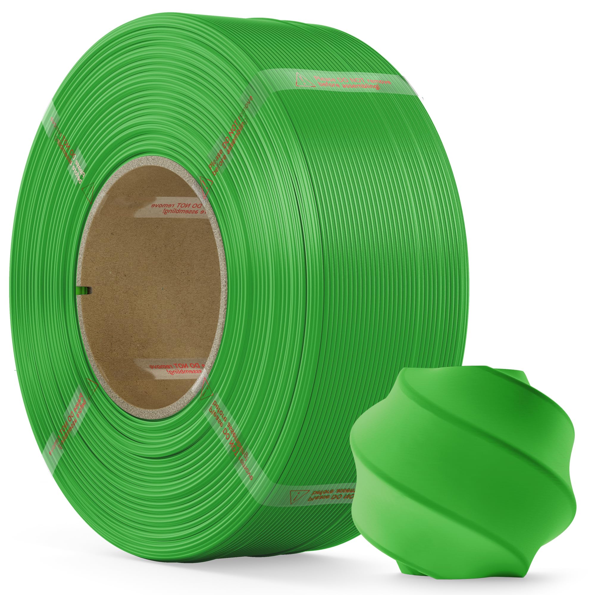 PLA Filament 1.75mm PLA 3D Printer Filament(Refill),10kg Refill for Reusable Spools(22lbs), Black+White+Ash Grey+Red+Yellow+Dark Blue+Green+Purple+Orange+Pink