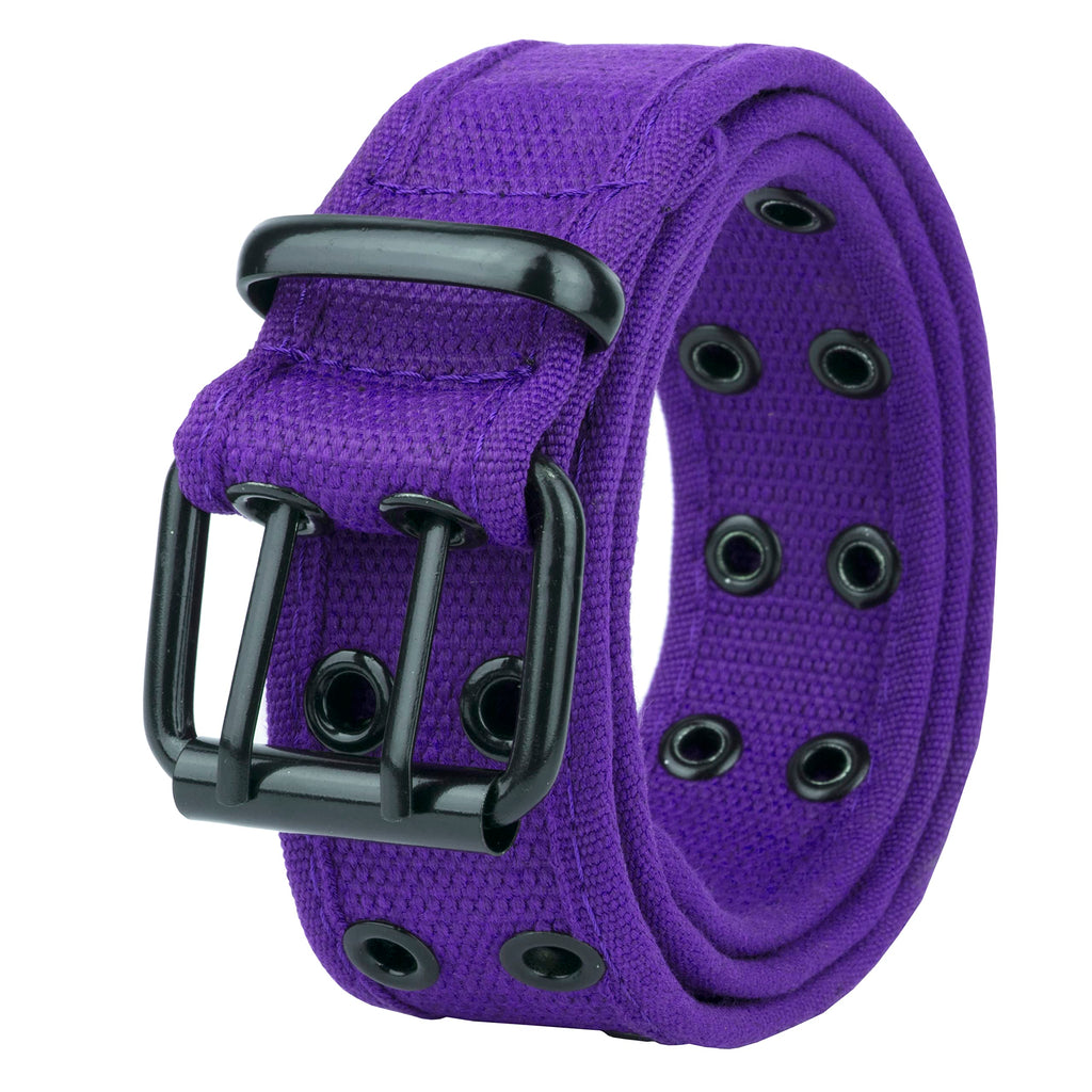 Gelante Canvas Double Grommet Hole Belt 12 Colors