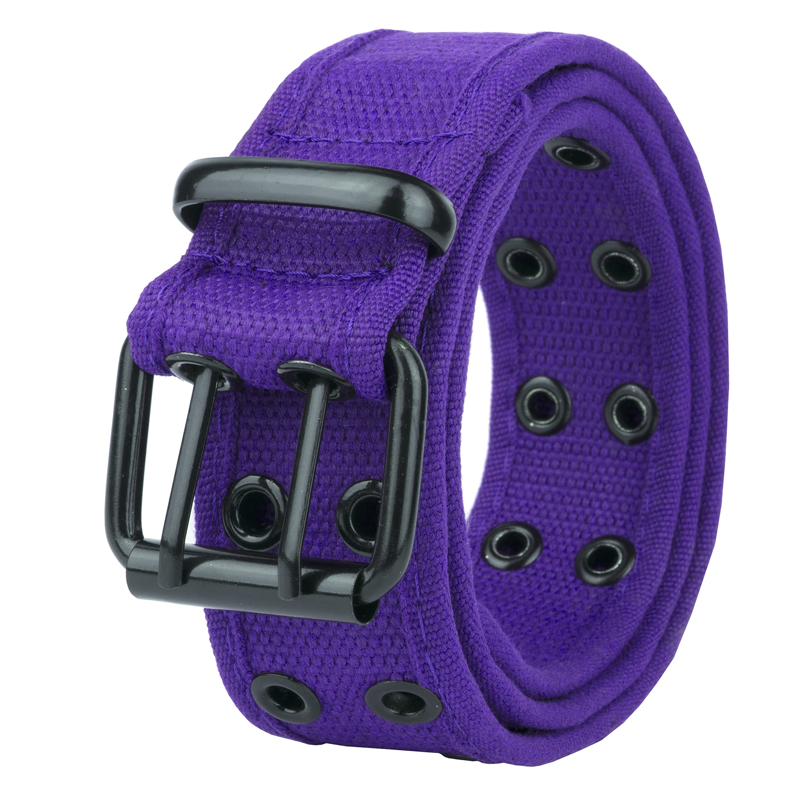 Gelante Canvas Double Grommet Hole Belt 12 Colors