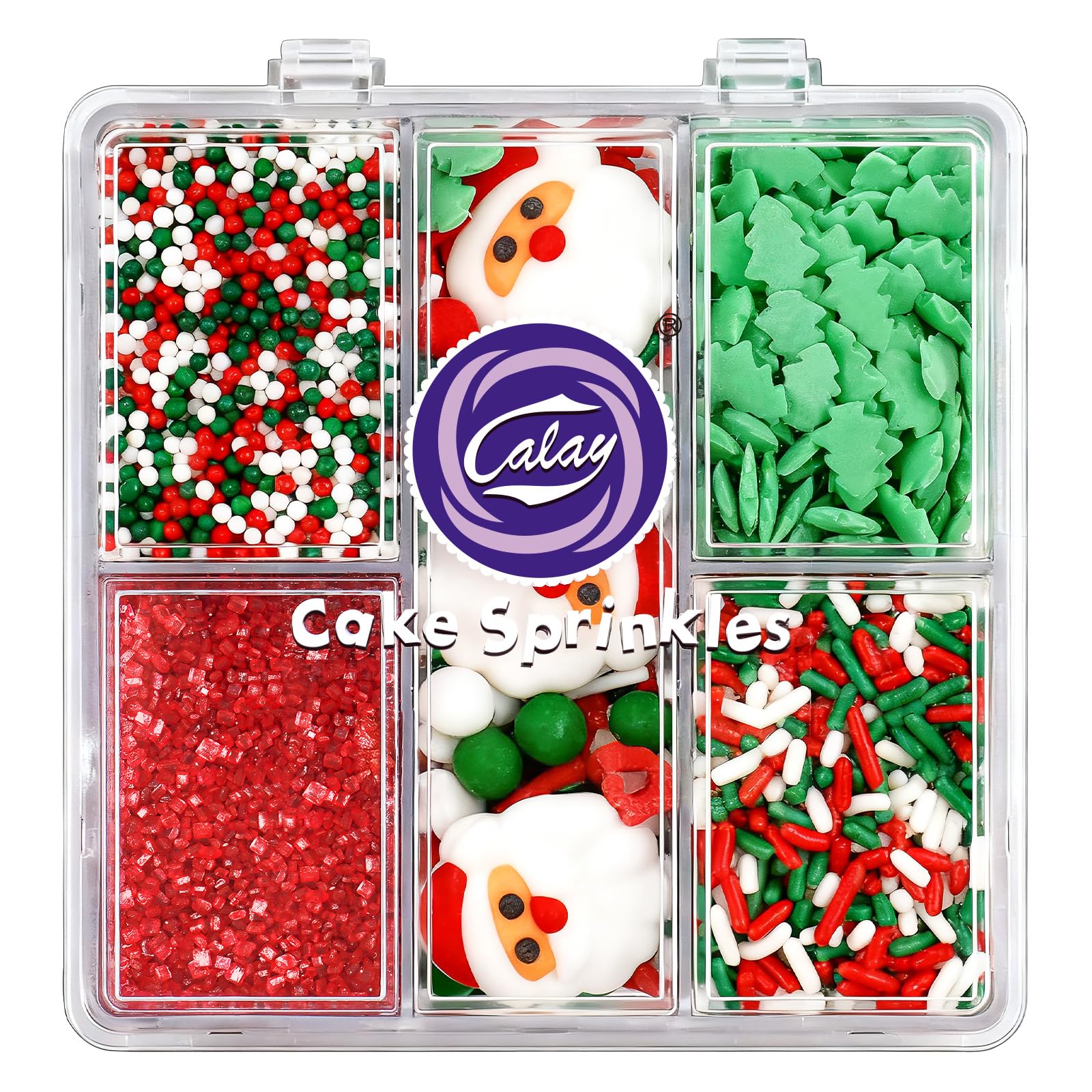 Sprinkles for Cake Decorating, 4.8oz Chocolate Sugar Sprinkles with Nonpareils Stars Sanding Sugar Confetti and Jimmies for Cake Cupcake Cookie Baking Dessert Donuts Topping