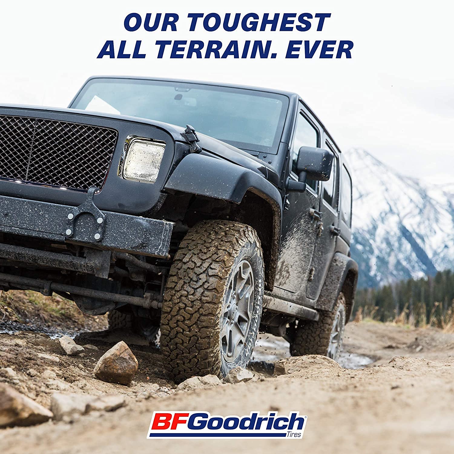 BFGoodrich All Terrain T/A KO2 Radial Car Tire for Light Trucks, SUVs, and Crossovers, LT215/65R16/D 103/100S
