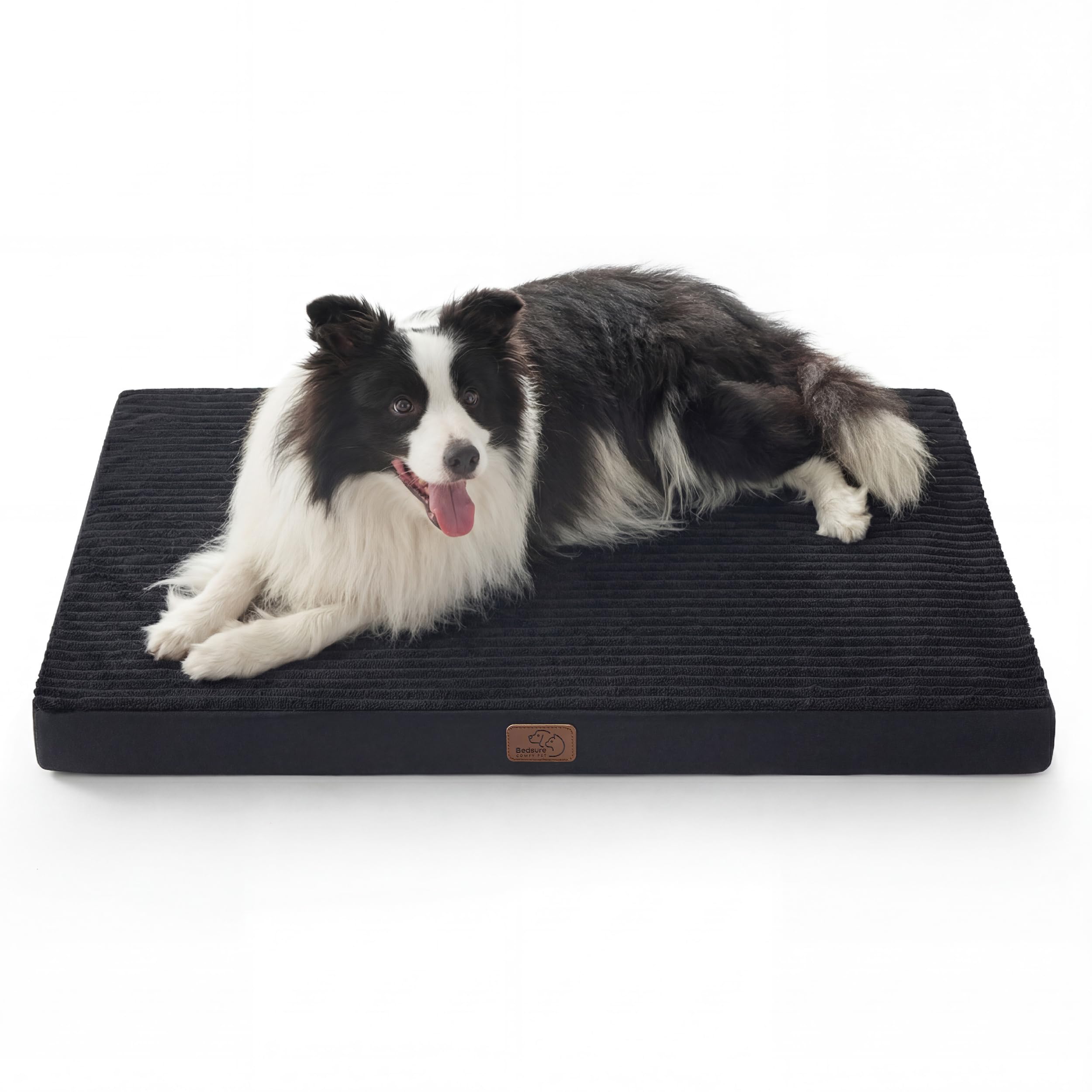 Bedsure ComfyFleece Dog Bed for Small Dogs - Orthopedic Pet Beds with Removable Washable Cover, NOT Waterproof Egg Crate Foam Puppy Mat, Suitable for Pet Up to 20 lbs, 23"x17"x2.8", NOT for Chewers