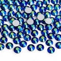 2880 Pieces Flatback Rhinestones Glue Fix Crystal Glass Diamantes Gems for Crafting Nail Art Crafts Decorations Clothes Shoes 1.4 mm (ss3, Amber)
