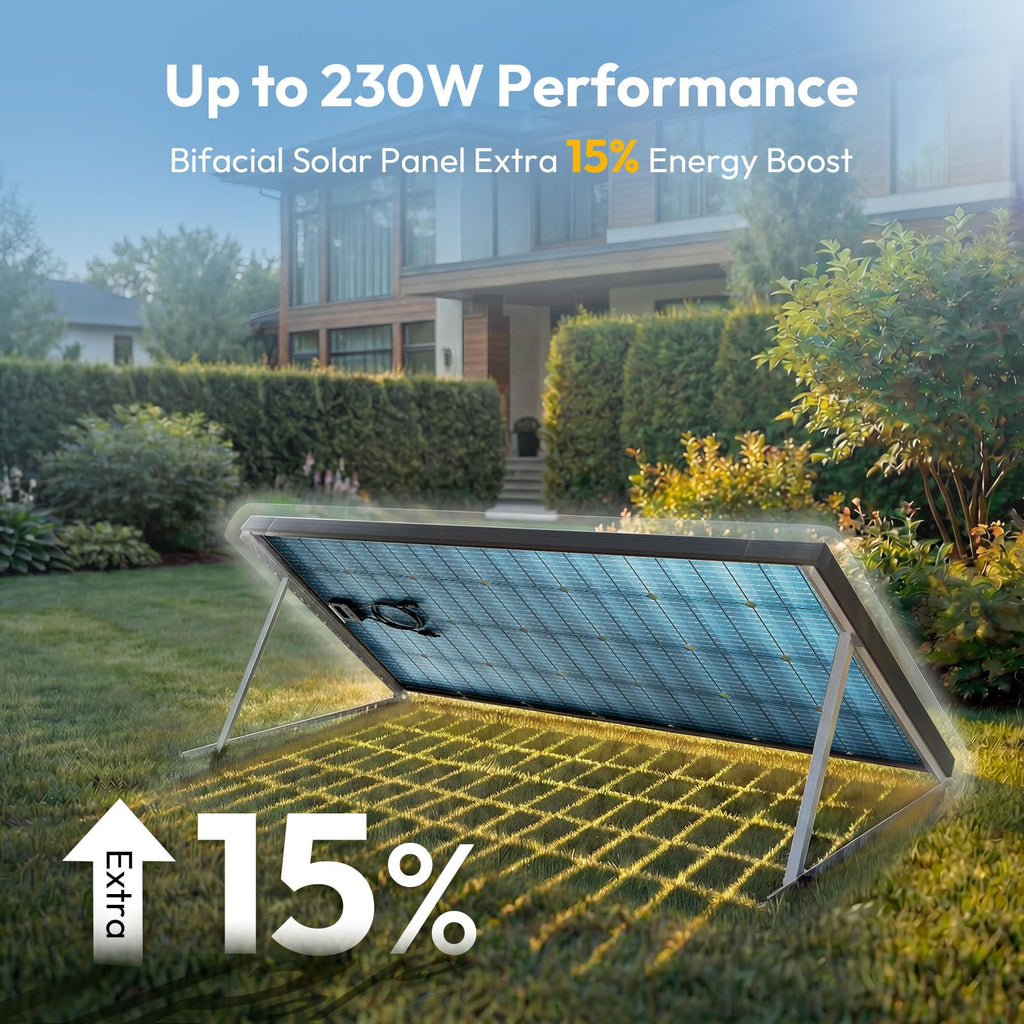 JJN 100 Watt Solar Panels, 10BB Monocrystalline 12V 100W Solar Panel, 23% High Efficiency PV Module Power Charger for RV, Home, Farm, Boat, Caravan and Off-Grid Applications
