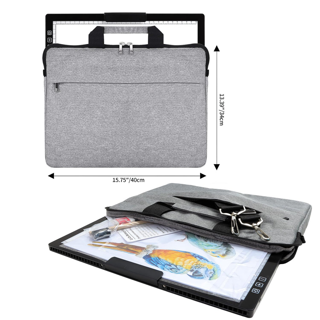 Zocelight A1(35.4''x 23.6'') Large Rechargeable Light Pad for Diamond Painting,6 Levels & Stepless Dimming Light Box for Tracing,3-Color Modes Light Board,Built-in 6000mAh Battery Light Table for Art