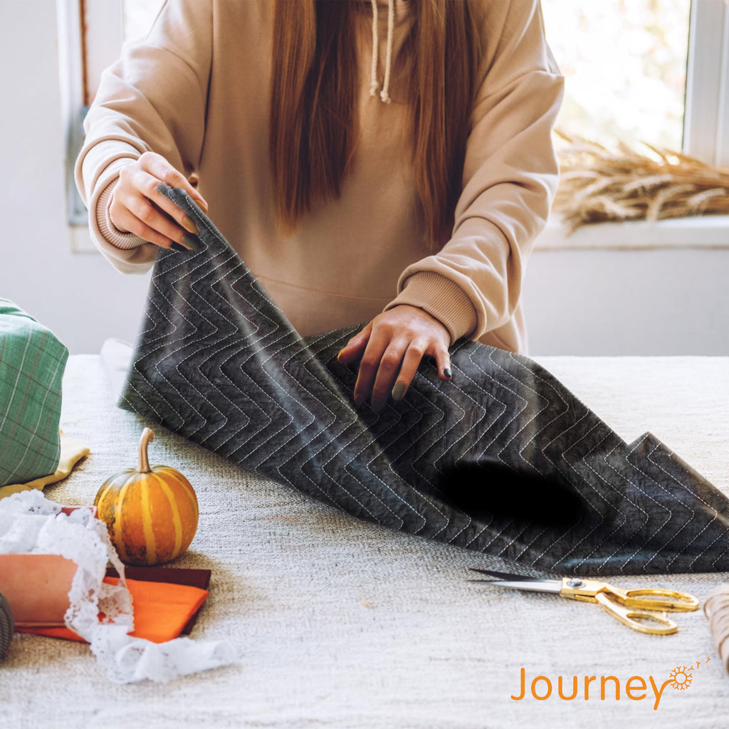 Moving Blankets 72"x80", (45 lb/dz Weight), Heavy Duty Moving Blanket, Deluxe Quality Padded Packing Blankets for Furniture Shipping and Storage, Black (1 Blanket)