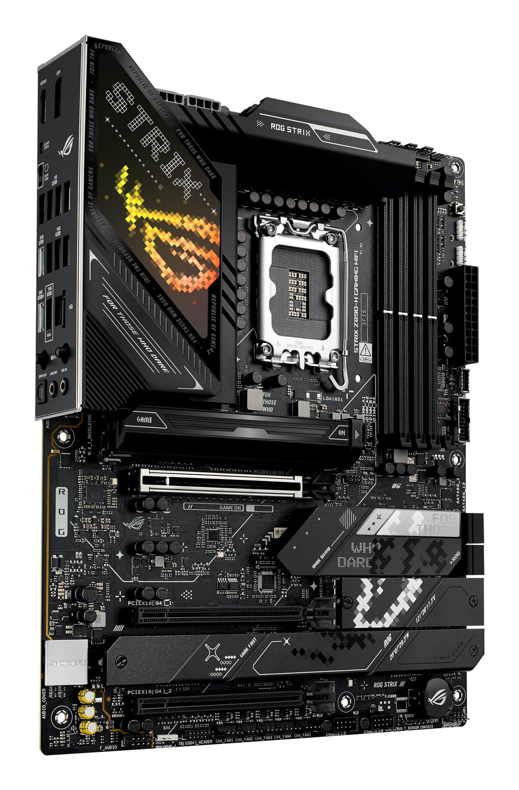 ASUS ROG Strix Z790-E Gaming WiFi 6E LGA 1700(Intel 14th,13th&12th Gen) ATX gaming motherboard(PCIe 5.0, DDR5,18+1 power stages,2.5 Gb LAN,Thunderbolt 4,5xM.2, 1xPCIe 5.0 M.2,Front panel USB 3.2 port)