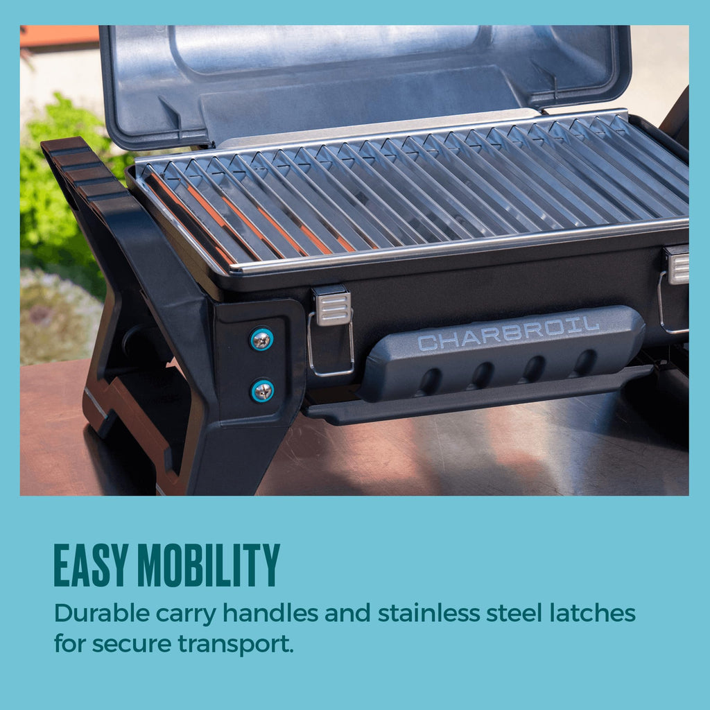 Charbroil Grill2Go X200 Portable Gas Grill, Dark Grey - 25409200