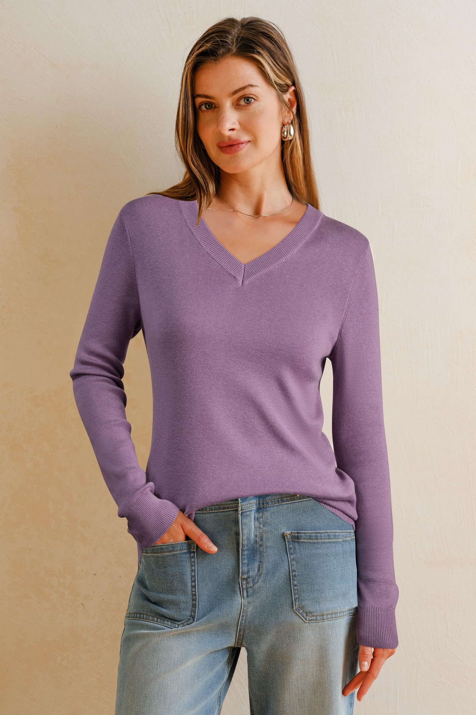 Arach&Cloz Women's Wool Blend Fall Sweaters Business Casual Outfits 2026