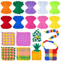 PREBOX 1000 PCS Weaving Loom Loops Refill, 10 Colors for 7 inch Potholder Loom, Craft Supplies for Kids and Beginners, Christmas & Birthday Gifts for Girls 6 7 8-10 10-12 Year Old