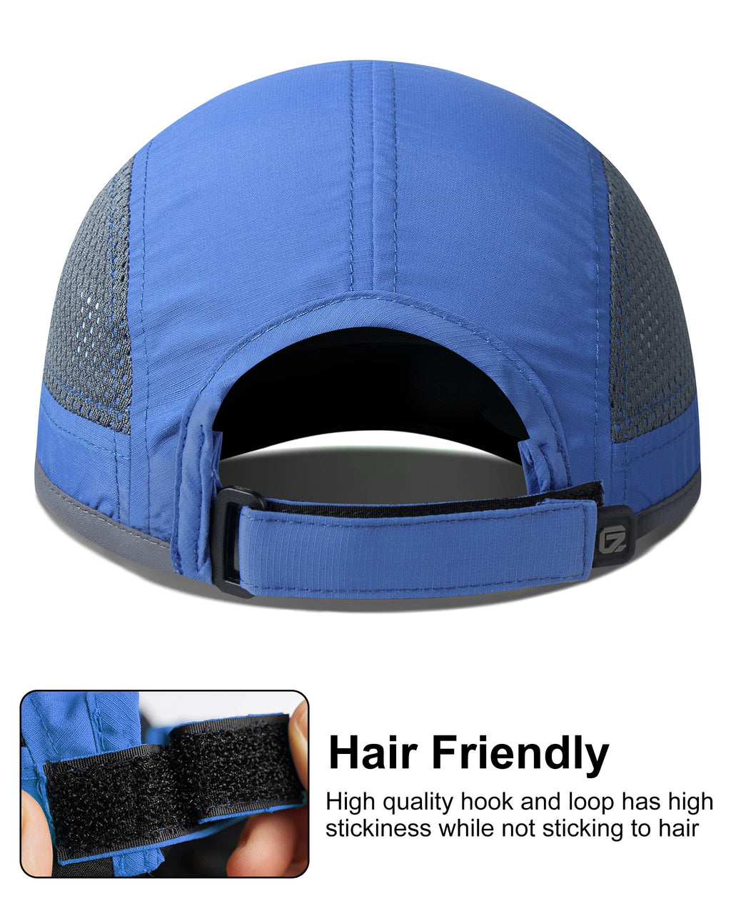 GADIEMKENSD Mens Folding Outdoor Hat Long Brim UPF 50+ Sun Protection