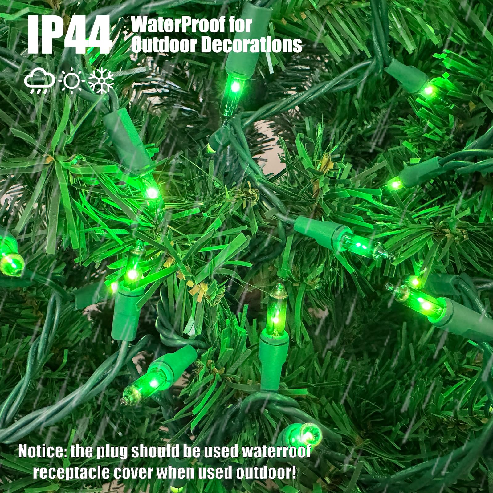 HISHINY Christmas Lights 100 Count Pink Christmas Tree String Lights with Green Wire for Outdoor Indoor Christmas Decorations Wedding Decorations Valentines Day Decor,UL Certified (21feet)