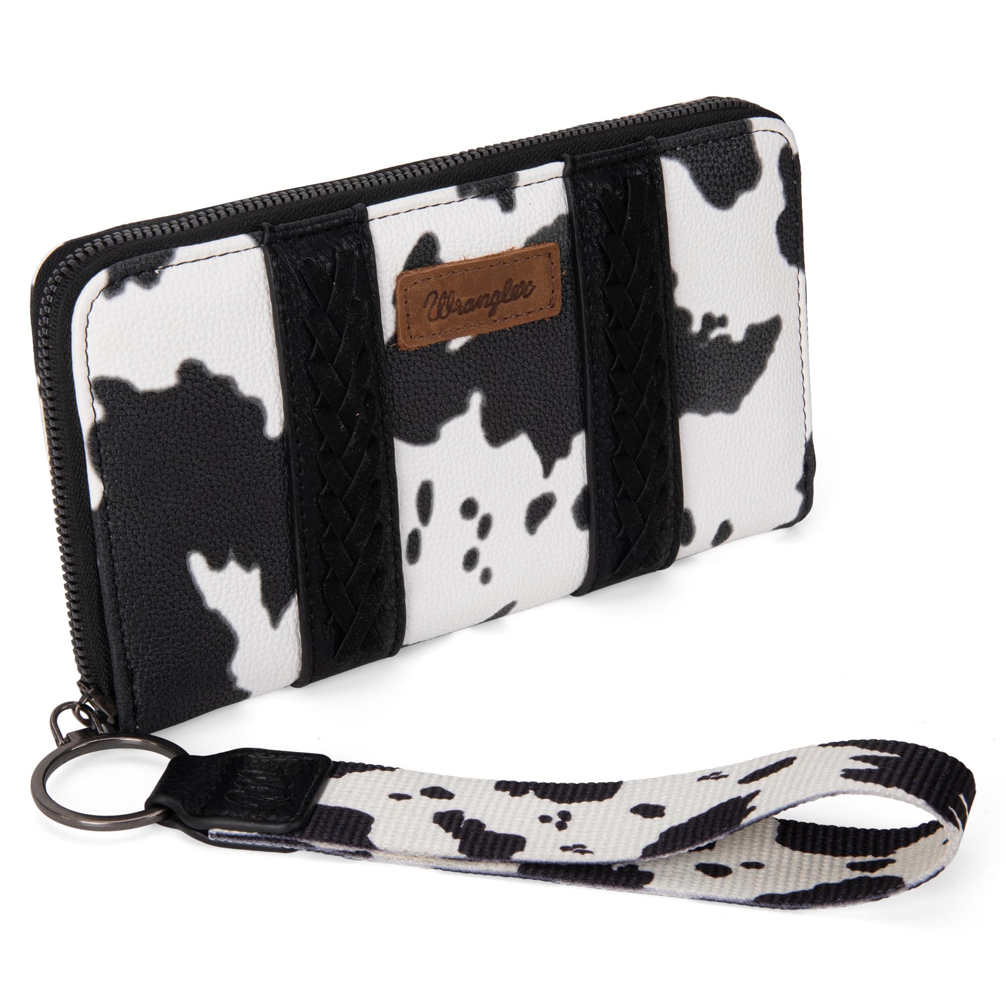 Wrangler Wallet Purse for Women Western Aztec Clutch Wristlet Wallet with Credit Card Holder