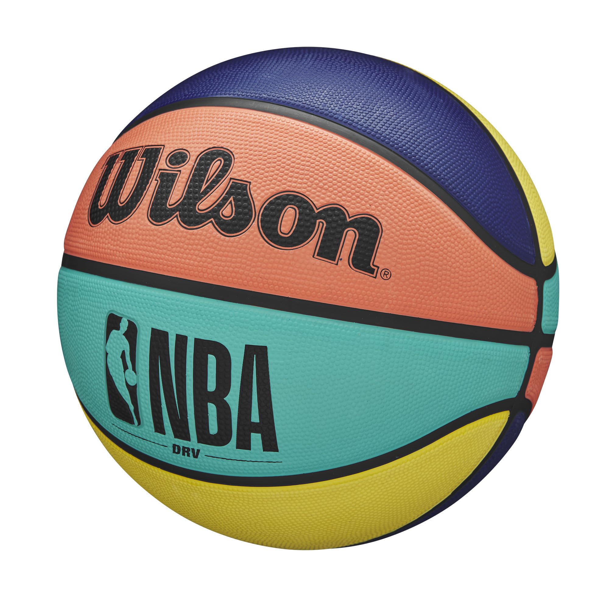 WILSON NBA DRV Outdoor Basketball - Indigo/Beige, Size 5-27.5"