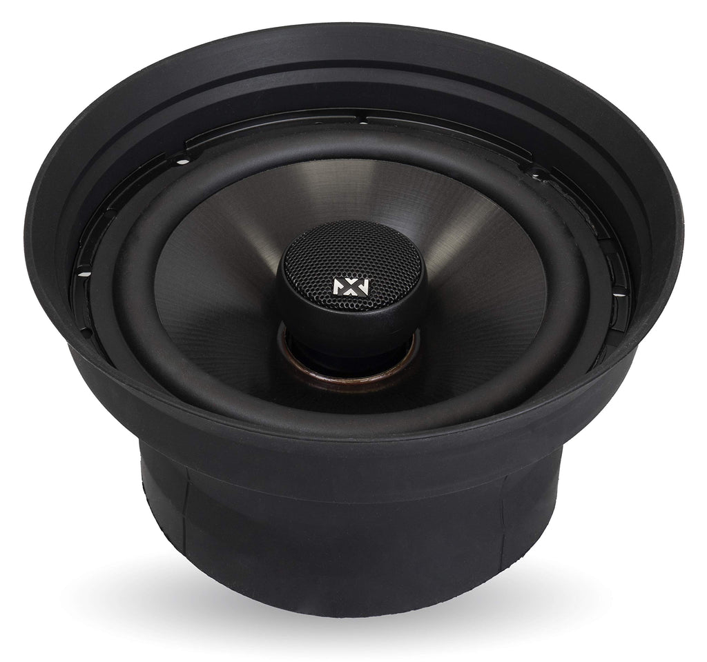 NVX XBAF525 2 Piece Universal 5.25” Silicone Rubber Speaker Baffles with Self Adhesive Foam Base Pad