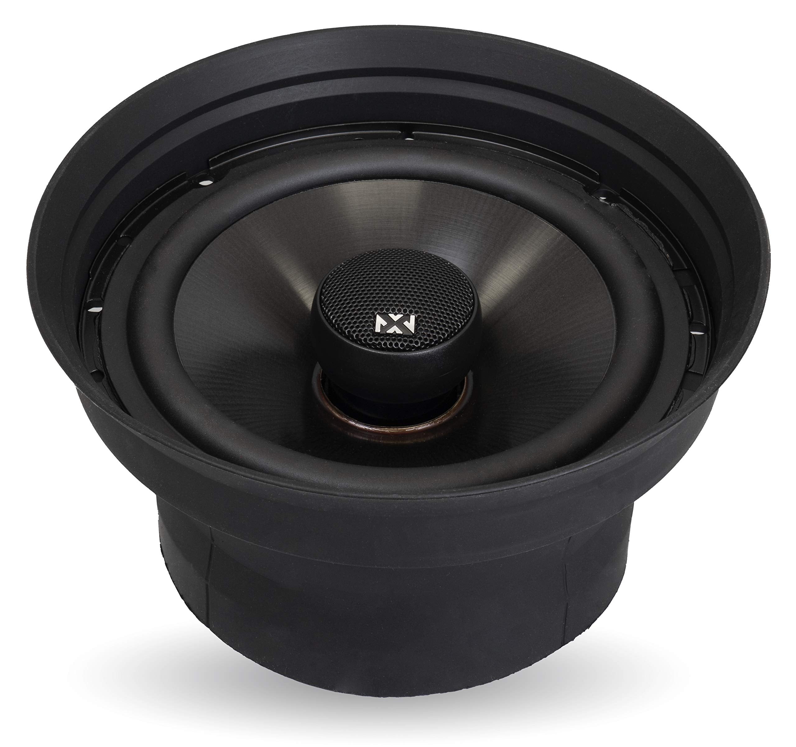NVX XBAF525 2 Piece Universal 5.25” Silicone Rubber Speaker Baffles with Self Adhesive Foam Base Pad