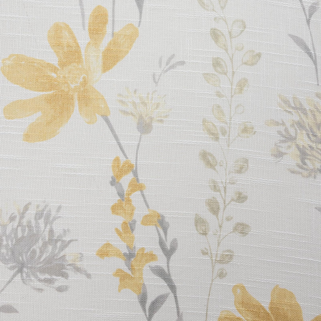 SUOUO Blue Leaf Semi Sheer White Curtains for Bedroom Dining Living Room Linen Textured 84 inches Long Rod Pocket Boho Window Drapes 2 Panels