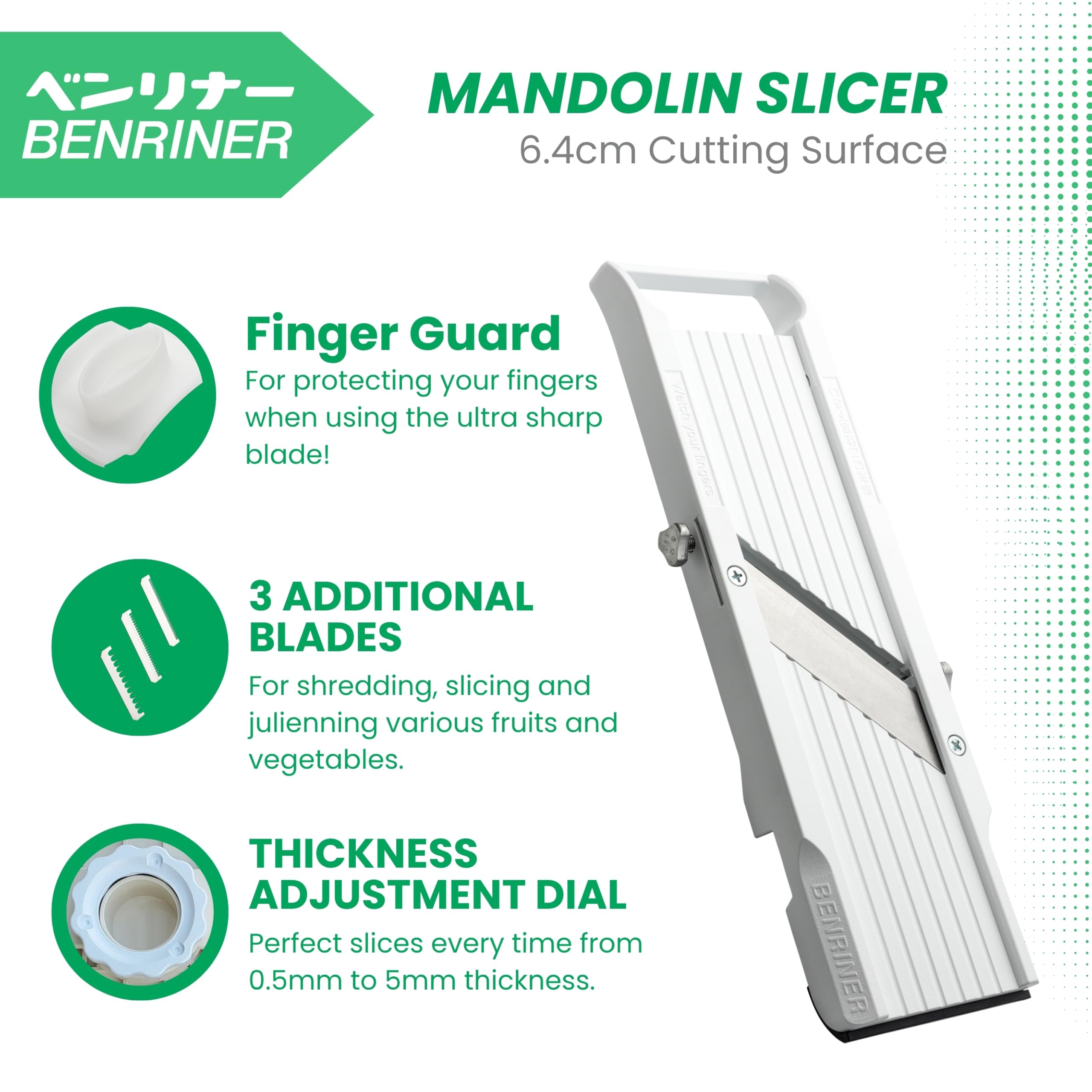 Benriner Japanese Mandolin Vegetable Slicer