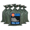 Sandbaggy - Heavy Duty Empty Sandbags For Flooding (14" X 26") - Poly Sand Bags For Flood Barrier, Weight, Construction, Earth Bag Homes - Reusable, UV Resistant - Tie Strings Attached (10 Bags)