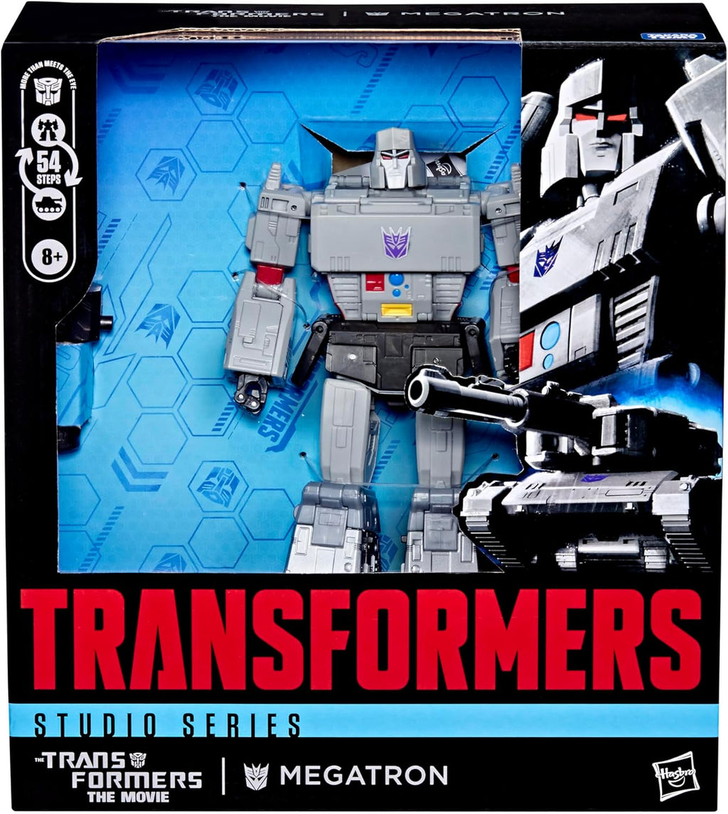 Transformers Studio Series The The Movie Megatron, Leader Class 8.5-Inch Converting Action Figure, Robot Toys for Ages 8+