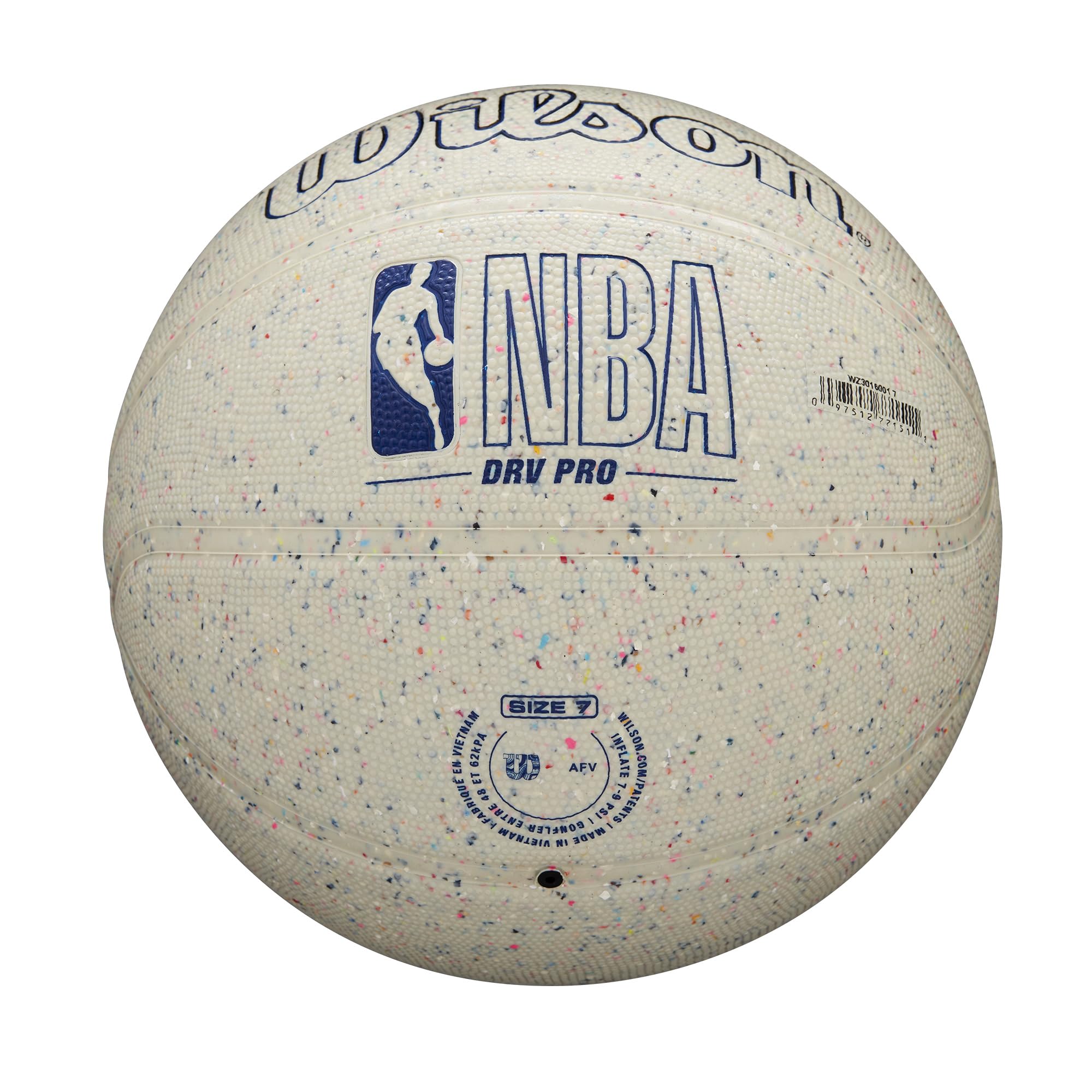 WILSON NBA DRV Outdoor Basketball - Indigo/Beige, Size 5-27.5"