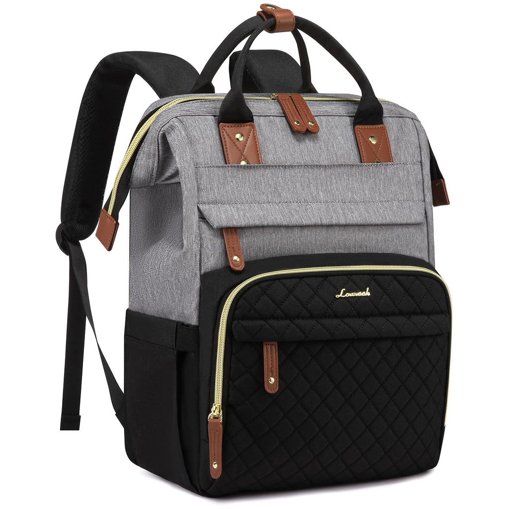 LOVEVOOK Laptop Backpack for Women, 15.6 inch Waterproof Nurse Bag Teacher Work Backpack Purse for Women, Travel Computer Backpack for College Office Business Ladies
