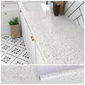 VEELIKE 15.7''x118'' Granite Contact Paper for Countertops Waterproof Self Adhesive Granite Wallpaper Peel and Stick Countertops for Kitchen Bathroom Counter Top Removable Decorative Vinyl Film