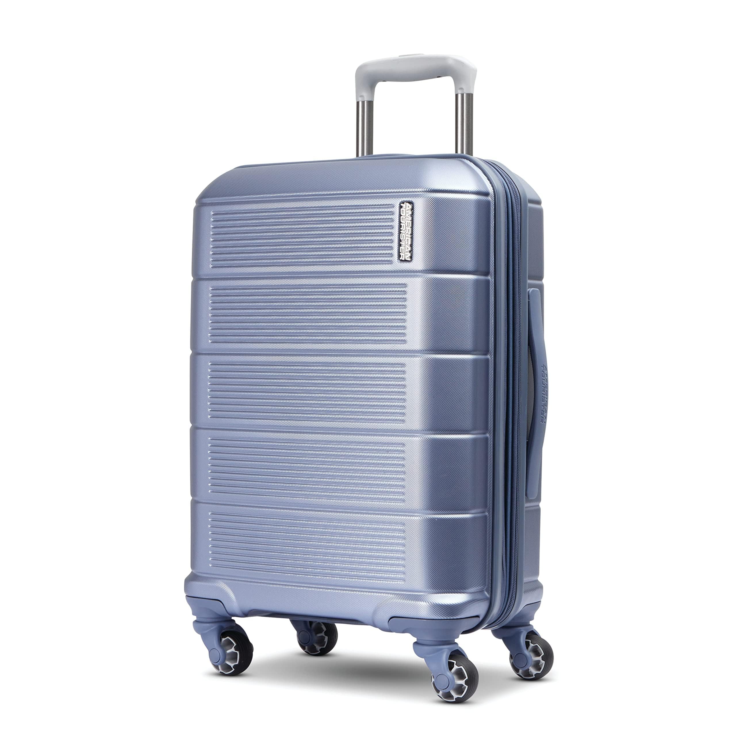 American Tourister Stratum 2.0 Expandable Hardside Luggage with Spinner Wheels, 2-Piece Set 20/28, Blue
