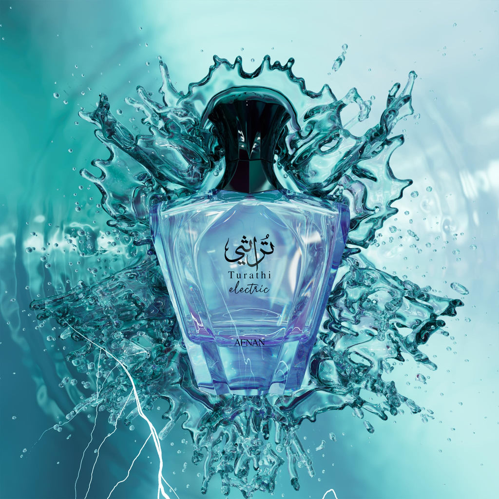 Afnan Turathi Blue Eau de Parfum Spray for Men, 3.0 Fl. Oz