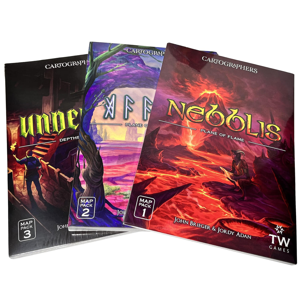 Cartographers Board Game | Award-Winning Game of Map Drawing | Strategy Flip and Write Family Game of Fantasy Cartography | 30-45 Minutes for 1-99 Players Ages 10+ | Thunderworks Games