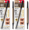 Revlon ColorStay Micro Eyebrow Pencil with Built In Spoolie Brush, Infused with Argan and Marula Oil, Waterproof, Smudgeproof, 451 Ash Blonde, 0.003 oz