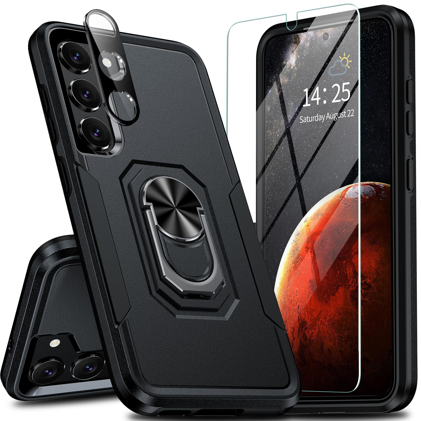Oneagle Wallet for iPhone 16 Pro Max Case with Card Holder (4-5 Cards) [RFID Blocking] [Privacy Screen Protector] Full Camera Protection & Kickstand, 15FT Shockproof Phone Case for iPhone 16 Pro Max
