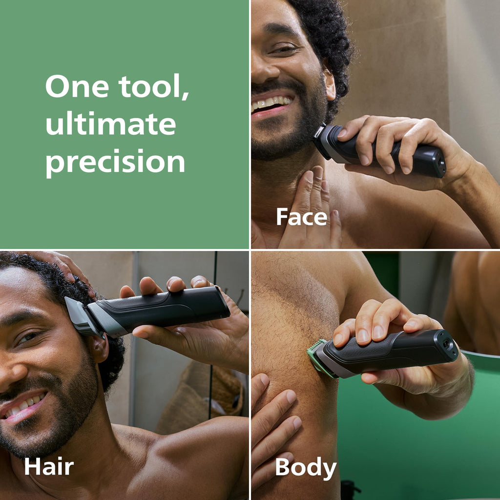 Norelco Philips Multigroom Series 5000 (MG5750/49) 18 Piece, Beard Face, Hair, Body Hair Trimmer for Men - NO Blade Oil