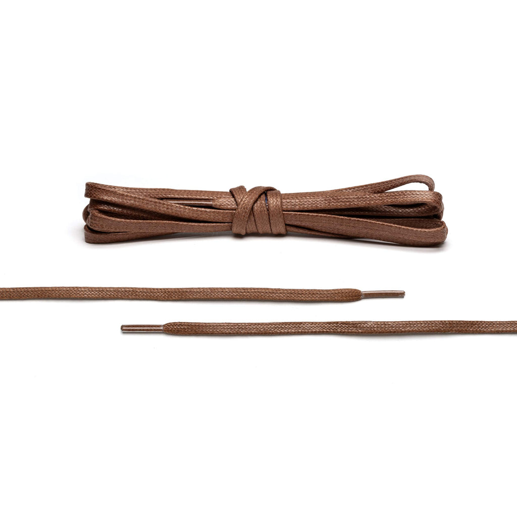 Premium Flat Waxed Cotton Boot Laces - Cobbler's Choice Shoe Laces - Durable and Beautiful!