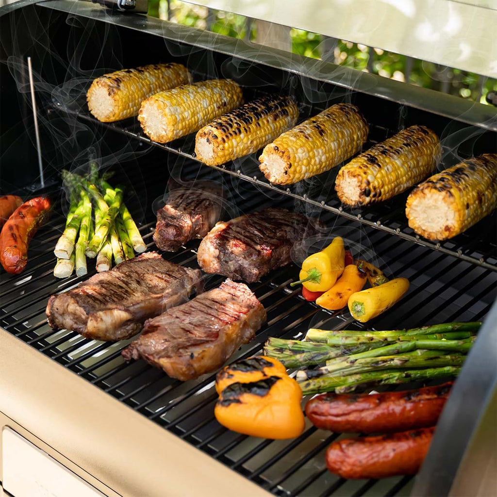 Z GRILLS ZPG-200APro Portable Tabletop Wood Pellet Grill and Smoker, Digital Control, 8 in 1 BBQ Grill for Outdoor Kitchen, Backyard, 202 Sq Inches of Cooking (Black)