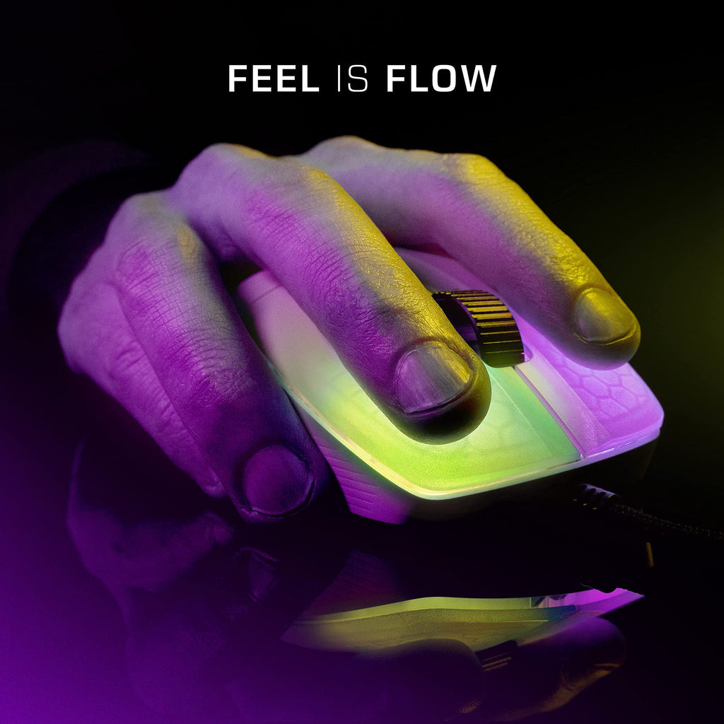 ROCCAT Kone AIMO Remastered PC Gaming Mouse, Optical, RGB Backlit Lighting, 23 Programmable Keys, Onboard Memory, Palm Grip, Owl Eye Sensor, Ergonomic, LED Illumination, Adjustable to 16,000 DPI-Black