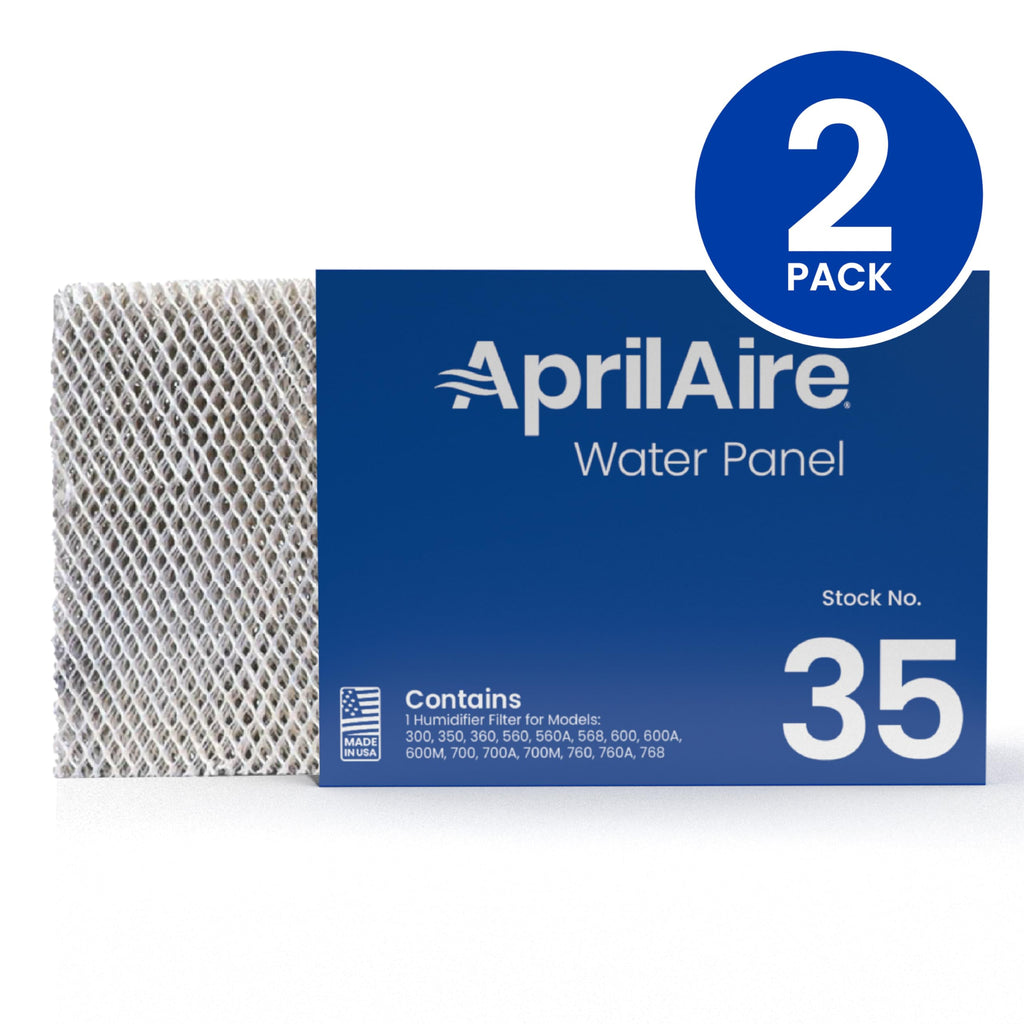 AprilAire 35 Water Panel Humidifier Filter Replacement for AprilAire Whole-House Humidifier Models 300, 350, 360, 560, 560A, 568, 600, 600A, 600M, 700, 700A, 700M, 760, 760A, 768 (Pack of 1)
