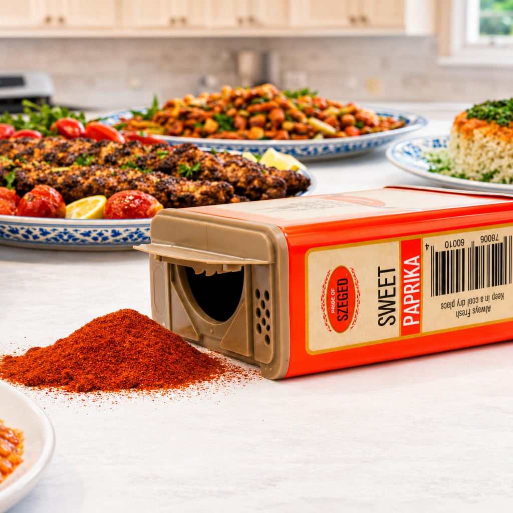 Pride of Szeged Hot Paprika Powder, Bright Red, 4 oz. Tin, 1-Count