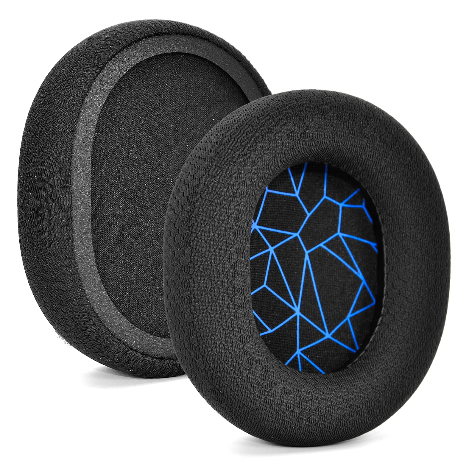 Arctis 3/5 / 7/9 Replacement Black Fabric Ear Pads Cushion Compatible with SteelSeries Arctis 3 / Arctis 5 / Arctis 7 Arctis 9 / Arctis 1 / Arctis pro Lossless Wireless Gaming Headset Headphone