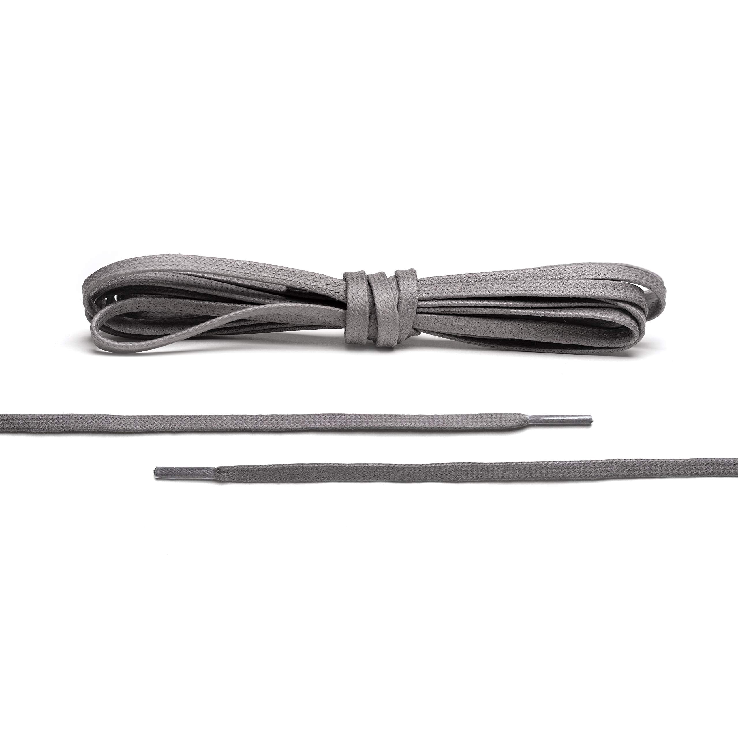 Premium Flat Waxed Cotton Boot Laces - Cobbler's Choice Shoe Laces - Durable and Beautiful!