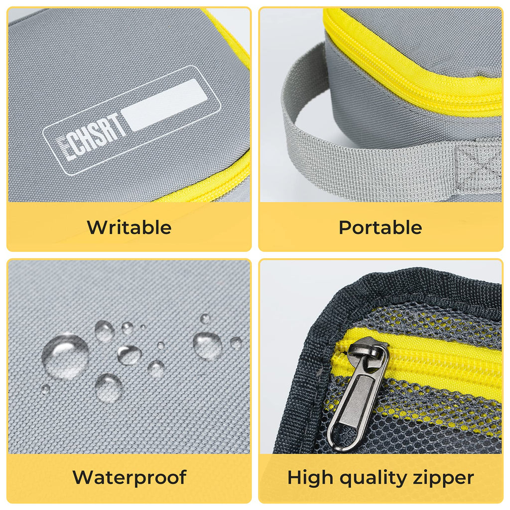 ECHSRT Large Pencil Case, Aesthetic Pen Pouch with Big Capacity, Minimalist Portable Stationery Bag with Handle for Office Organizer Aesthetic Pencil Cases