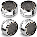 4Pcs Bathroom Faucet Aerator Replacement - 15"/16" 24mm Kitchen Bathroom Sink Attachment High Flow Aerator for Sink Faucet Aerators M24 Male Thread