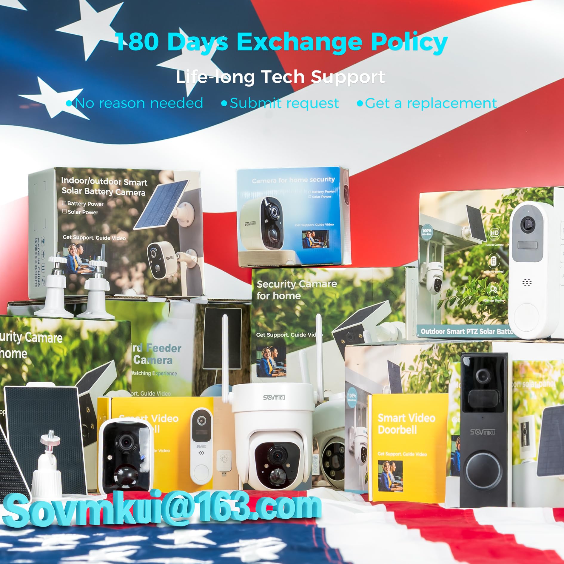 SOVMIKU Vicohome DB3 2K Smart Video Doorbell with Chime, Home Security Battery Camera Wireless, Audible Alarm, Easy to Setup, Human Detection,Two Way Audio, 2.4GHz Wi-Fi, No SD Slot