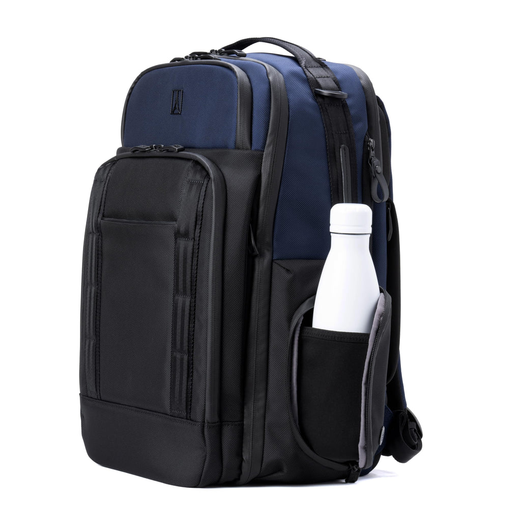 Travelpro Altitude Large Expandable Travel Laptop Backpack 30-36L, 16 Inch Laptop, Water Resistant, Work, Business, Men and Women, Aviator Navy