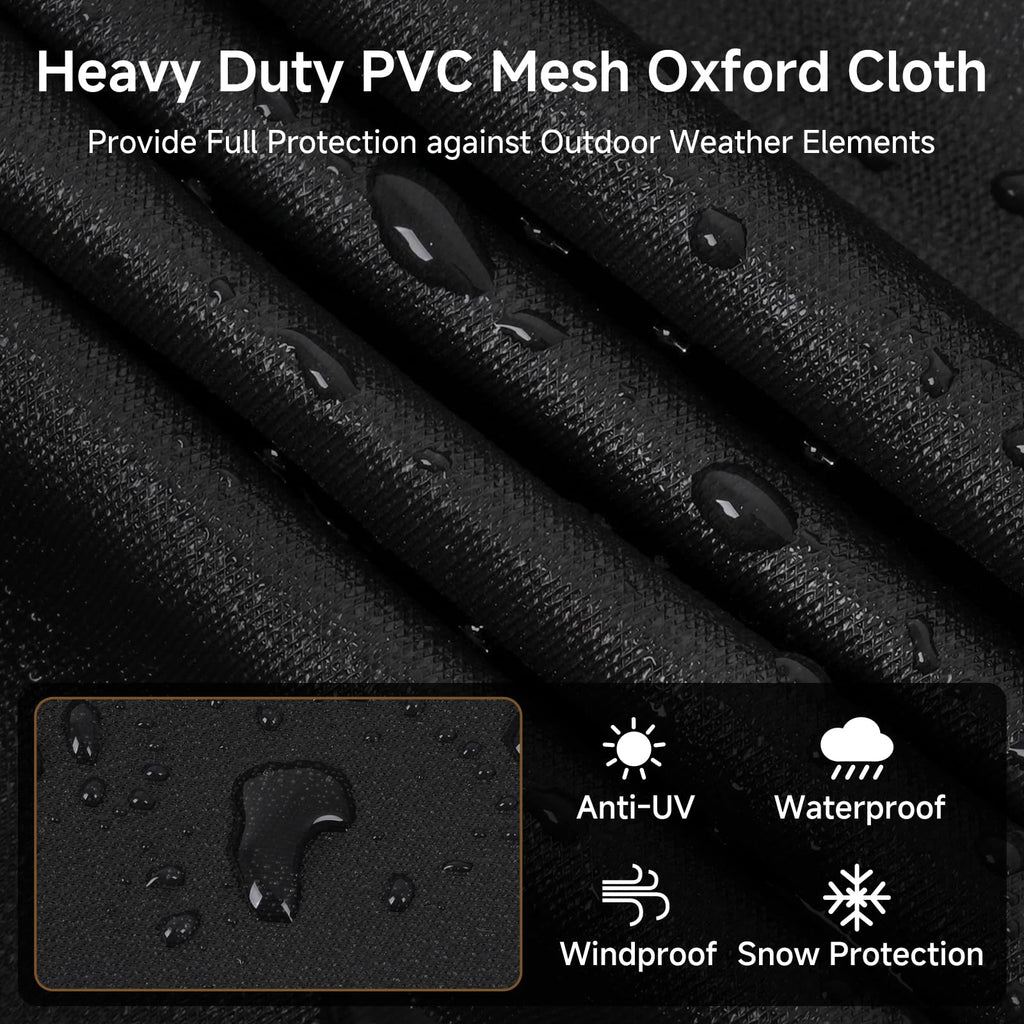 Grill Cover for Outdoor Grill,600D Heavy Duty Griddle Cover for Blackstone 28" Griddle,Waterproof 5483 BBQ Grill Cover with Air Vent and Click-Close Straps